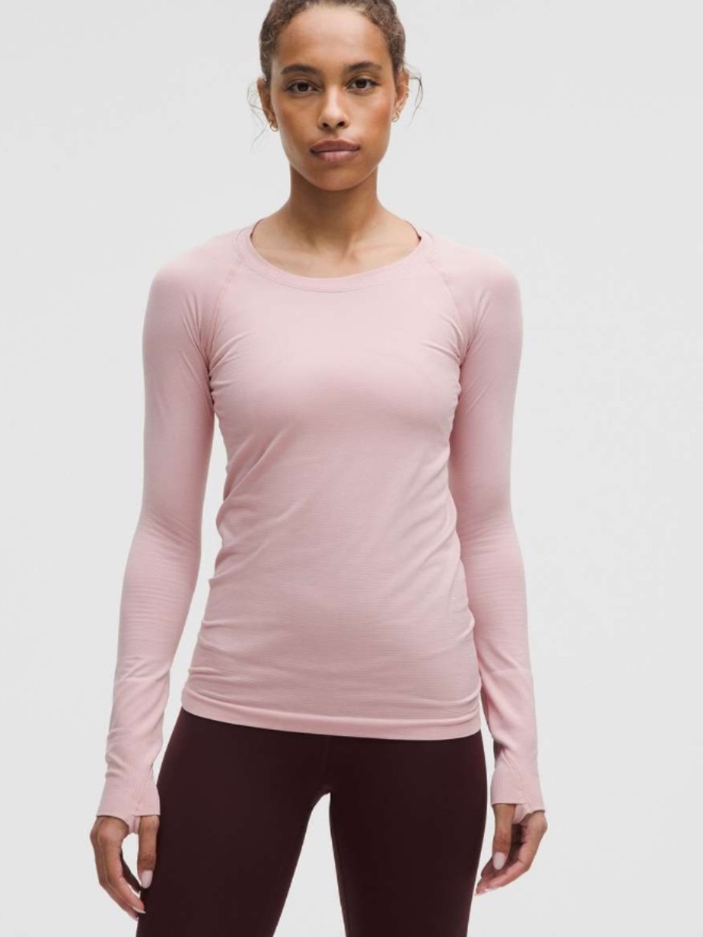 Lululemon Swiftly Longsleeve Light Pink | Women’s Size 8